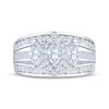 Thumbnail Image 3 of Memories Moments Magic Marquise-Cut Diamond Three-Stone Engagement Ring 1-3/4 ct tw 14K White Gold