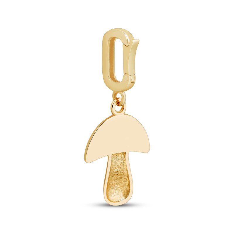 Main Image 3 of Charmed Memories Mushroom Enamel Charm 10K Yellow Gold