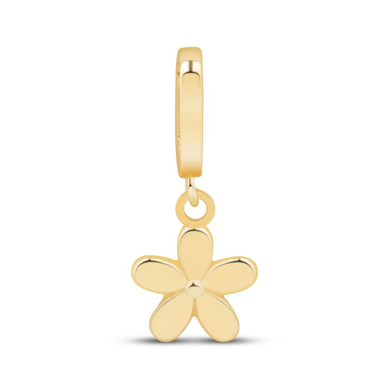 Main Image 1 of Charmed Memories Flower Charm 10K Yellow Gold