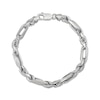 Thumbnail Image 1 of 4.3mm Diamond-Cut Rope Chain Bracelet Solid Sterling Silver 8.5"