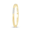 Thumbnail Image 2 of Now + Forever Diamond Station Anniversary Ring 1/6 ct tw 10K Yellow Gold