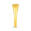 Thumbnail Image 2 of STUDIO BY KAY Diamond Signet Ring 1/10 ct tw 24K Yellow Gold Vermeil Sterling Silver