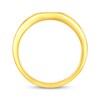 Thumbnail Image 3 of STUDIO BY KAY Diamond Signet Ring 1/10 ct tw 24K Yellow Gold Vermeil Sterling Silver