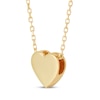 Thumbnail Image 2 of Heart Necklace 14K Yellow Gold 17"