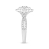 Thumbnail Image 2 of Now + Forever Multi-Diamond Oval Halo Engagement Ring 1 ct tw 10K White Gold
