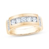 Thumbnail Image 1 of Now + Forever Lab-Grown Diamonds Men's Wedding Band 1 ct tw 14K Yellow Gold