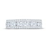 Thumbnail Image 3 of KAY Lab-Grown Diamonds Three-Row Anniversary Ring 1 ct tw 14K White Gold