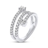 Thumbnail Image 2 of THE LEO Legacy Lab-Grown Diamond Bypass Wrap Ring 1 ct tw 14K White Gold