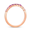 Thumbnail Image 3 of Le Vian Strawberry Ombré Sapphire Ring 14K Strawberry Gold