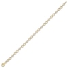 Thumbnail Image 2 of KAY Lab-Grown Diamonds Infinity & Clover Bracelet 1/3 ct tw 10K Yellow Gold-Plated Sterling Silver 7"