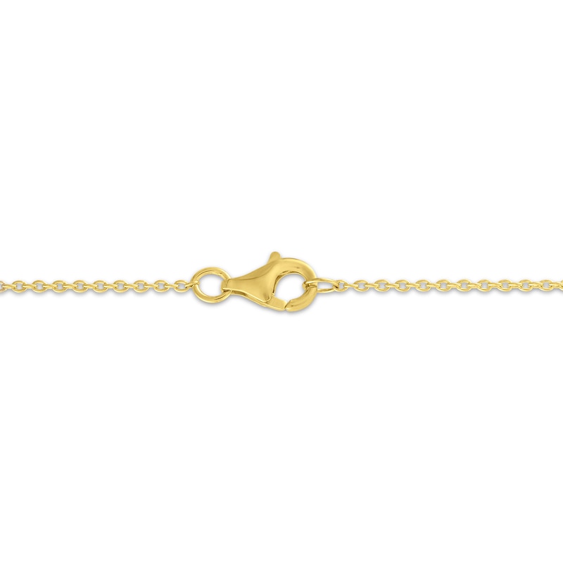 Main Image 3 of STUDIO BY KAY Lab-Grown Diamond Heart Station Bracelet 1/5 ct tw 24K Yellow Gold Vermeil Sterling Silver 7.5"