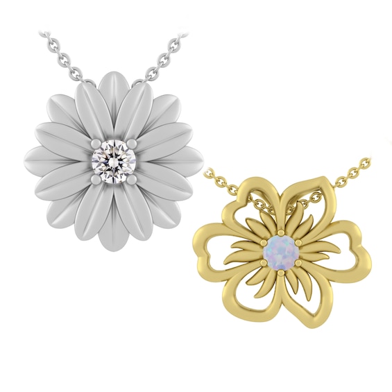 Birth Flower Necklace