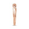 Thumbnail Image 8 of Now + Forever Diamond Twist Wedding Band 1/20 ct tw 10K Rose Gold