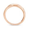 Thumbnail Image 3 of Now + Forever Men's Diamond Accent Wedding Band 10K Rose Gold