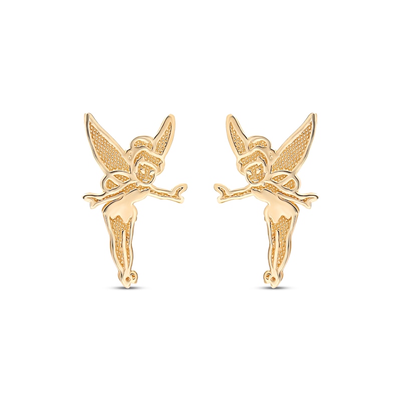 Children's Tinker Bell Earrings 14K Yellow Gold