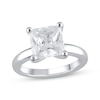 Thumbnail Image 0 of Lab-Created Diamonds by KAY Princess-Cut Solitaire Engagement Ring 4 ct tw 14K White Gold (F/SI2)