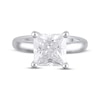 Thumbnail Image 2 of Lab-Created Diamonds by KAY Princess-Cut Solitaire Engagement Ring 4 ct tw 14K White Gold (F/SI2)