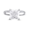 Thumbnail Image 3 of Now + Forever Lab-Grown Diamonds Princess-Cut Solitaire Engagement Ring 4 ct tw 14K White Gold (F/SI2)