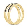 Thumbnail Image 2 of Now + Forever Black & White Diamond Patterned Enhancer Ring 5/8 ct tw 14K Yellow Gold