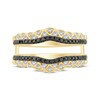 Thumbnail Image 3 of Now + Forever Black & White Diamond Patterned Enhancer Ring 5/8 ct tw 14K Yellow Gold