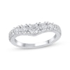Thumbnail Image 1 of Diamond Five-Stone Contoured Anniversary Band 1-1/4 ct tw 14K White Gold