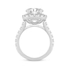 Thumbnail Image 3 of Lab-Grown Diamonds Round-Cut Halo Engagement Ring 3-3/4 ct tw 14K White Gold
