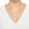 Thumbnail Image 3 of Glitter Rope Chain Necklace 3mm Solid 14K White Gold 20&quot;