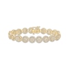 Thumbnail Image 1 of Diamond Circle Link Bracelet 5 ct tw 10K Yellow Gold 7&quot;