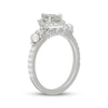 Thumbnail Image 2 of Neil Lane Pear-Shaped Green Quartz, Diamond & Cultured Akoya Pearl Engagement Ring 1/2 ct tw 14K White Gold