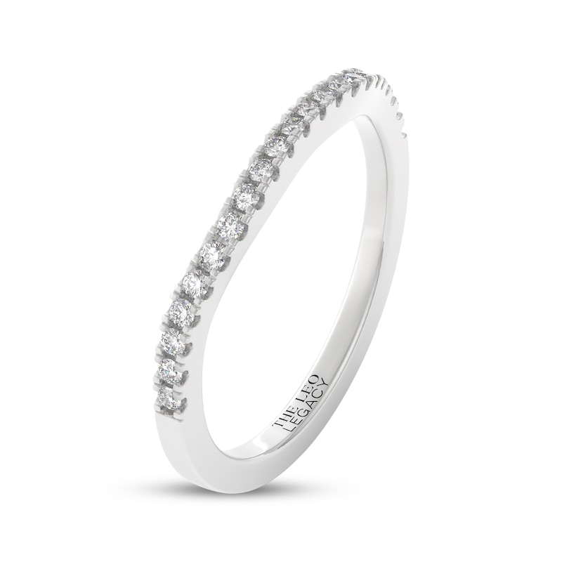 Main Image 8 of THE LEO Legacy Lab-Grown Diamond Wedding Band 1/5 ct tw 14K White Gold