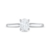 Thumbnail Image 3 of Now + Forever Lab-Grown Diamonds Oval-Cut Solitaire Engagement Ring 1 ct tw 14K White Gold (F/SI2)