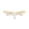 Thumbnail Image 3 of Pear-Shaped & Marquise-Cut Diamond Contour Ring 3/8 ct tw 14K Yellow Gold