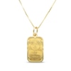 Thumbnail Image 0 of 1 Gram Gold Bar Necklace 14K & 24K Yellow Gold 18"