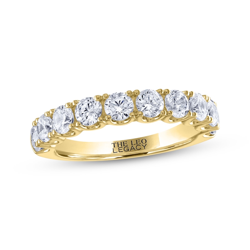 THE LEO Legacy Lab-Created Diamond Anniversary Ring 1-1/2 ct tw 14K Yellow Gold
