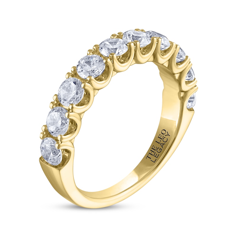 THE LEO Legacy Lab-Created Diamond Anniversary Ring 1-1/2 ct tw 14K Yellow Gold