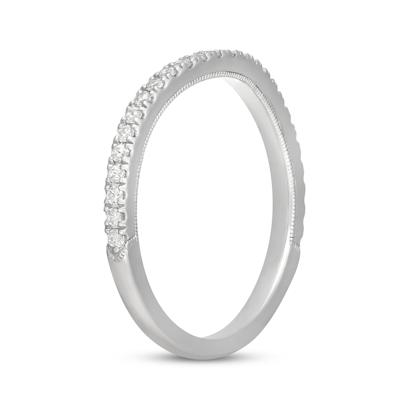 Main Image 8 of Neil Lane Diamond Contour Wedding Band 1/4 ct tw 14K White Gold