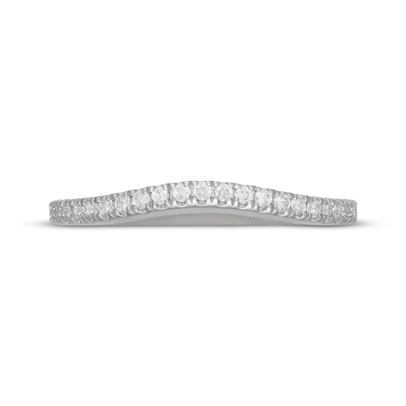 Main Image 9 of Neil Lane Diamond Contour Wedding Band 1/4 ct tw 14K White Gold
