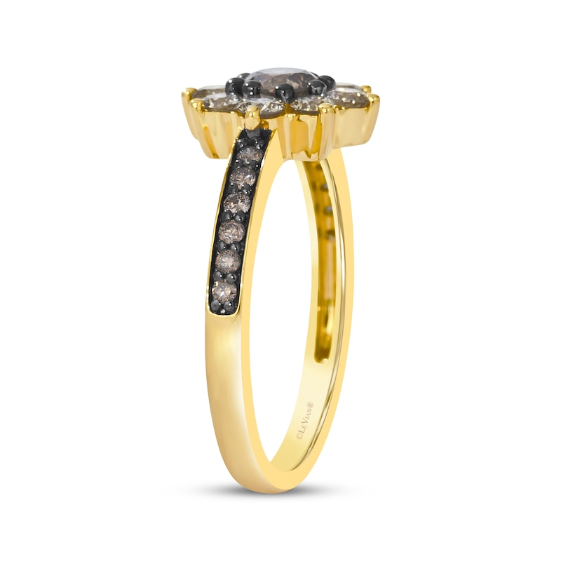 Main Image 2 of Le Vian Sunflower Ring 1 ct tw Diamonds 14K Honey Gold
