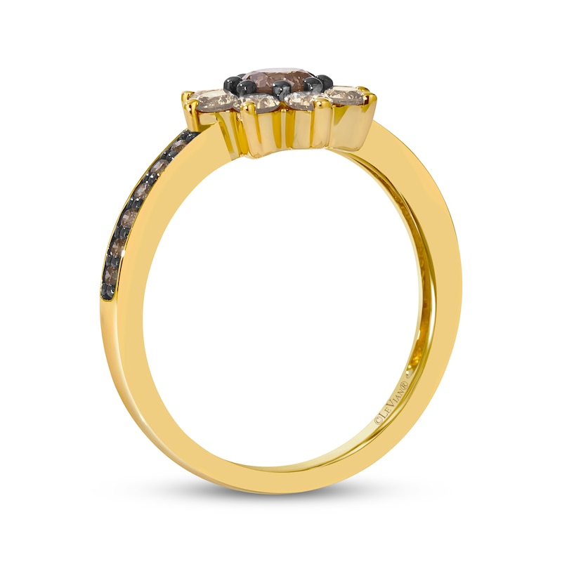 Main Image 3 of Le Vian Sunflower Ring 1 ct tw Diamonds 14K Honey Gold