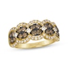 Thumbnail Image 1 of Le Vian Chocolate Waterfall Diamond Ring 1 ct tw 14K Honey Gold