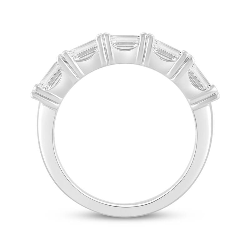 Main Image 3 of Now + Forever Lab-Grown Diamonds Emerald-Cut Anniversary Ring 2 ct tw 14K White Gold
