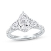 Thumbnail Image 1 of Now + Forever Lab-Grown Diamonds Pear-Shaped Engagement Ring 3 ct tw 14K White Gold