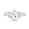 Thumbnail Image 3 of Now + Forever Lab-Grown Diamonds Pear-Shaped Engagement Ring 3 ct tw 14K White Gold