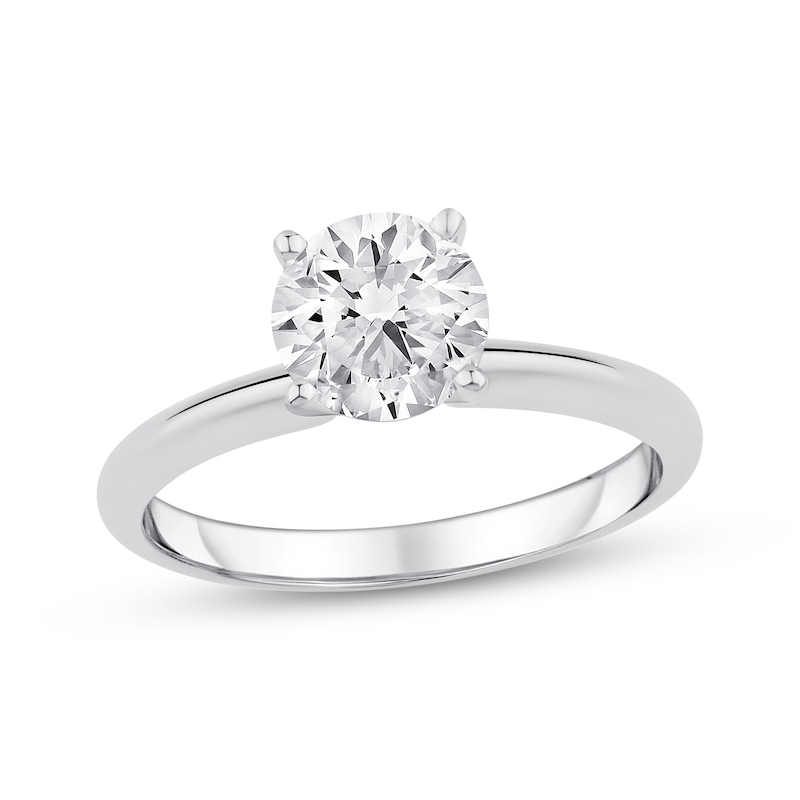 Main Image 1 of Now + Forever Lab-Grown Diamonds Round-Cut Solitaire Engagement Ring 1-1/4 ct tw 14K White Gold (I/SI2)