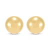 Thumbnail Image 2 of Hollow Bead Stud Earrings 14K Yellow Gold