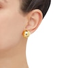 Thumbnail Image 3 of Hollow Bead Stud Earrings 14K Yellow Gold