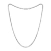 Thumbnail Image 2 of Diamond-Cut Cube Bead Chain Necklace 2.5mm Solid Sterling Silver 18&quot;