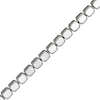 Thumbnail Image 3 of Diamond-Cut Cube Bead Chain Necklace 2.5mm Solid Sterling Silver 18&quot;