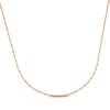 Thumbnail Image 1 of Twist Box Chain 1.1mm Solid 14K Rose Gold 18&quot;