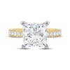 Thumbnail Image 3 of Now + Forever Lab-Grown Diamonds Princess-Cut Engagement Ring 4-1/2 ct tw 14K Yellow Gold